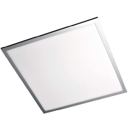 Pannello a LED da Soffitto o Parete con Cornice in Argento, 60 x 60 cm,  40W, 3600 lumen - Luci da Esterno