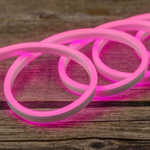 Tubo Led Neonflex Bifacciale Flessibile Rosa
