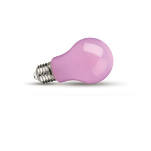 Lampadina LED Decorativa 1W, 90 Lm, E27, Rosa