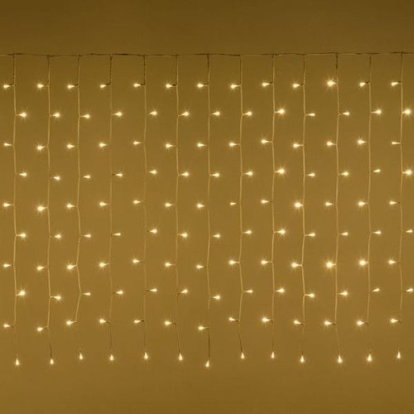Tenda luminosa 5x1 metri, 500 LED Soft bianco caldo, 7 giochi di luce